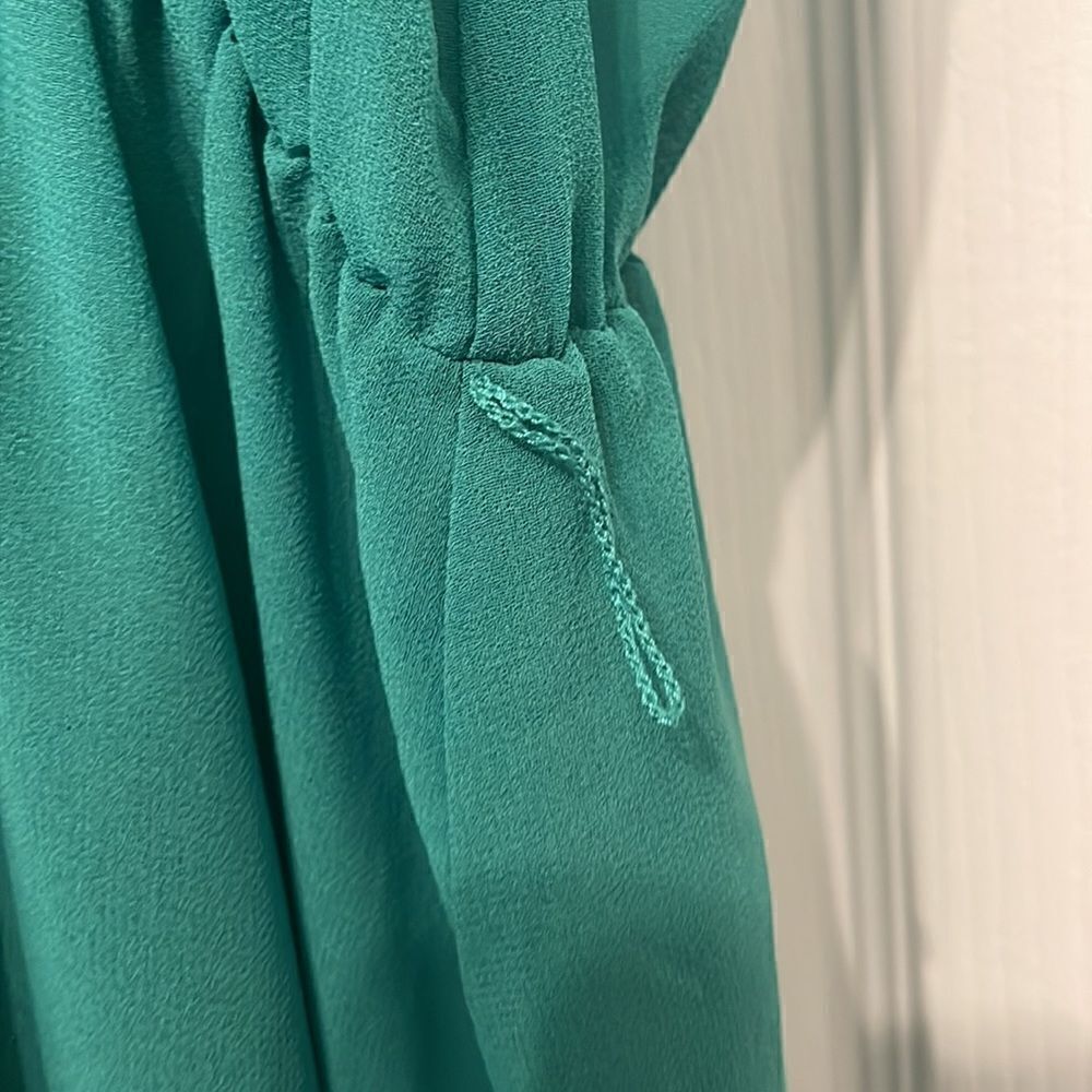 ModCloth Jade Green Cap Sleeve Dress - Picture 5 of 8